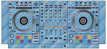 Pioneer DJ DDJ SZ 2 Skin Striper